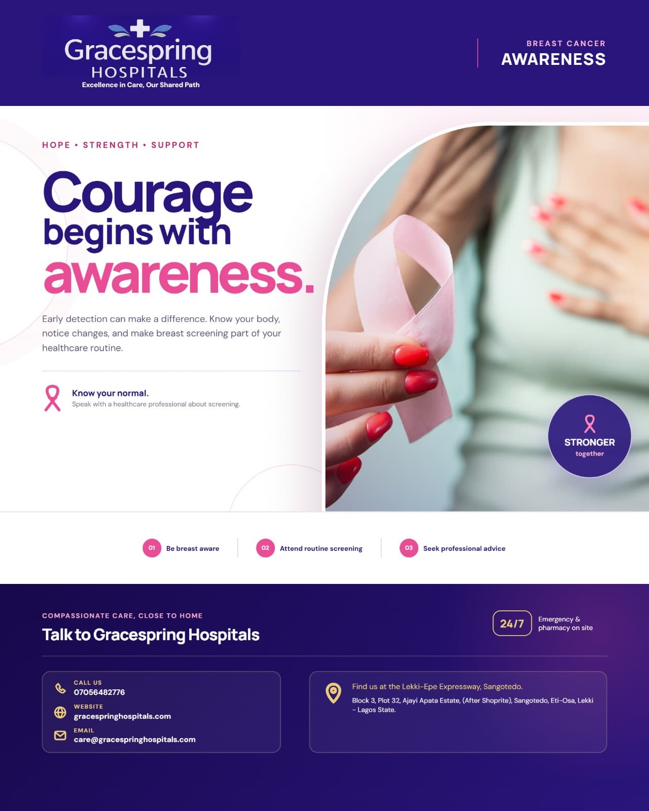 Breast Cancer Awareness: Early Detection Saves Lives